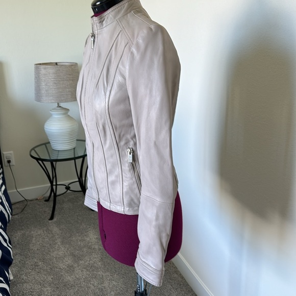 Black Rivet Leather Jacket - Picture 3 of 7